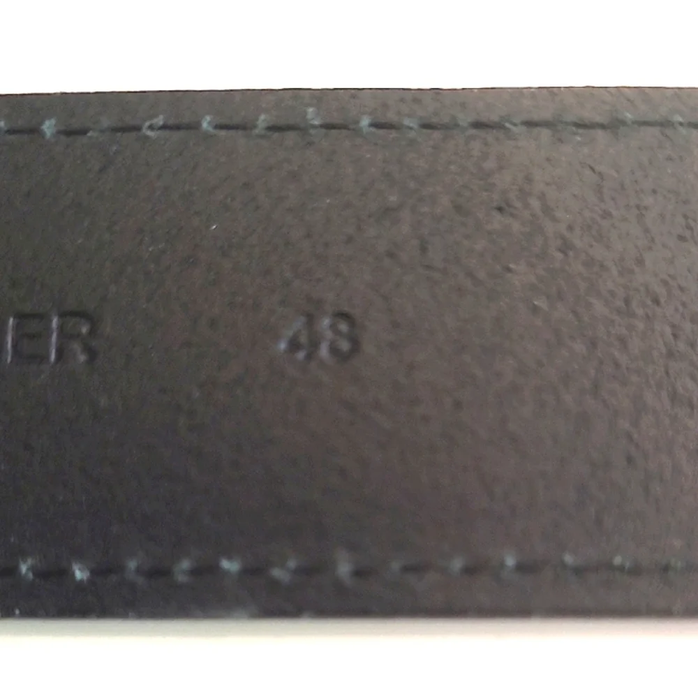 Carhartt Leather Genuine Leather Belt Debossed Brand Logo Adjustable Size 48